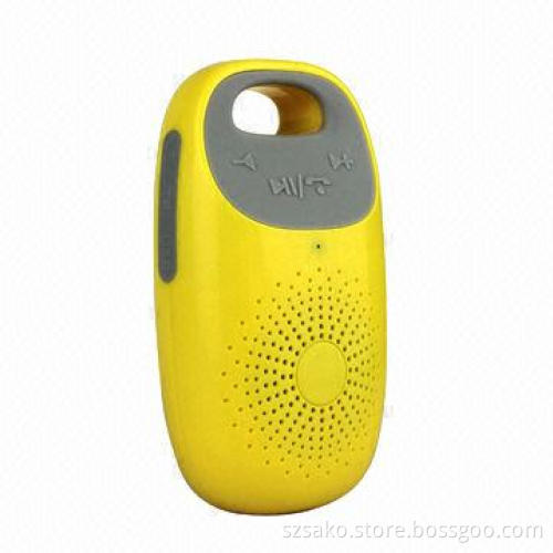 Splash-proof Portable Mini Size Bluetooth Speaker with Handle, Best for Beach/Swimming Pool/Shower